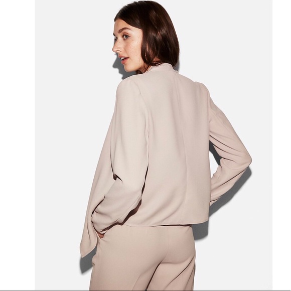 Express Drape Open Front Jacket - Picture 8 of 8